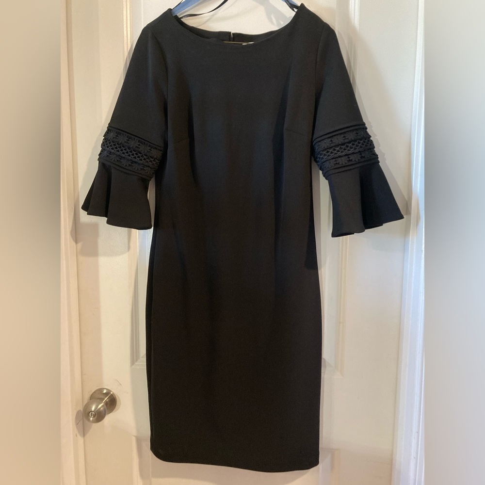 NWT Calvin Klein Black dress size 8